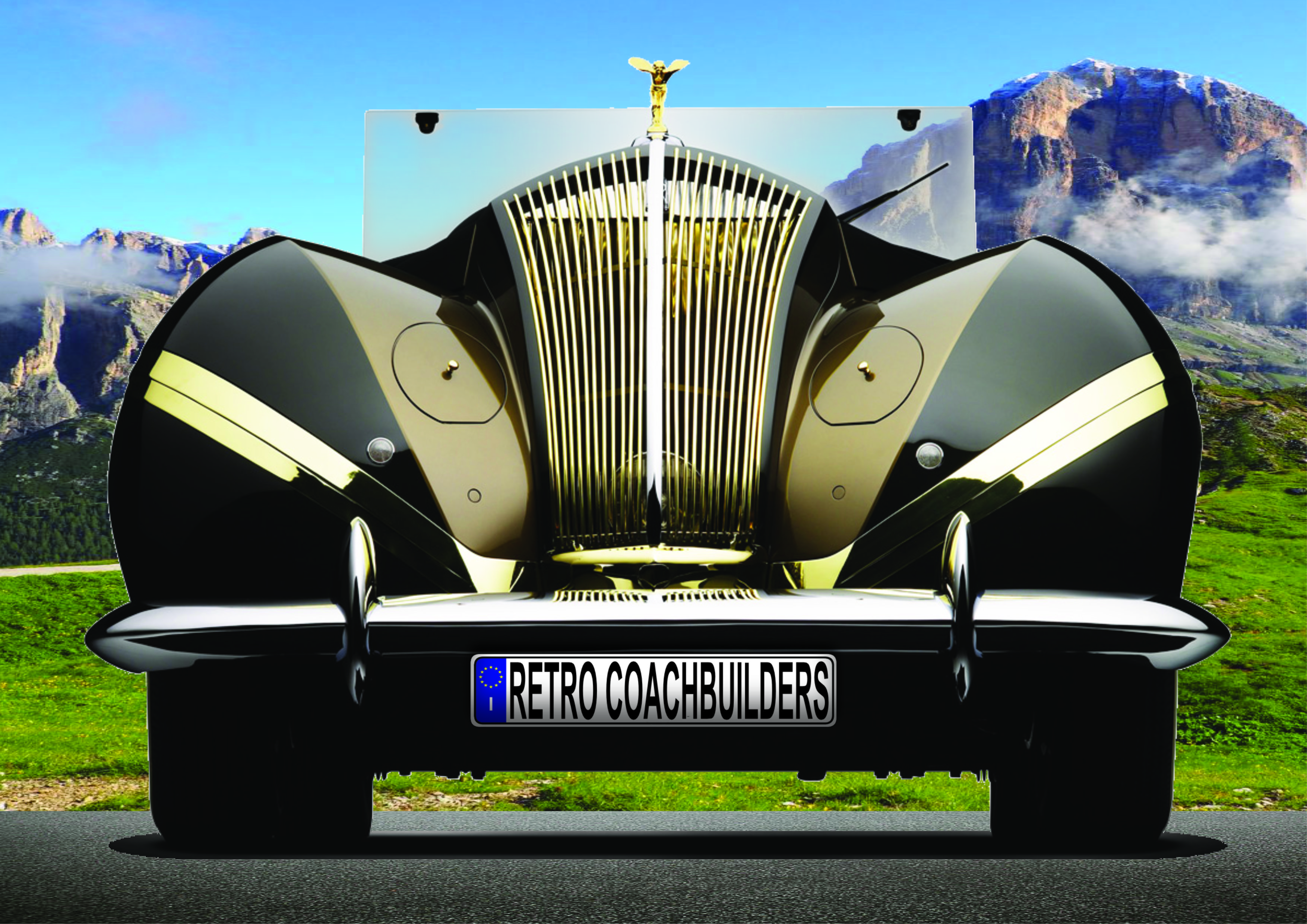 Rolls-Royce Phantom III Vutotal by Retro Coachbuilders Art Retro Coachbuilding