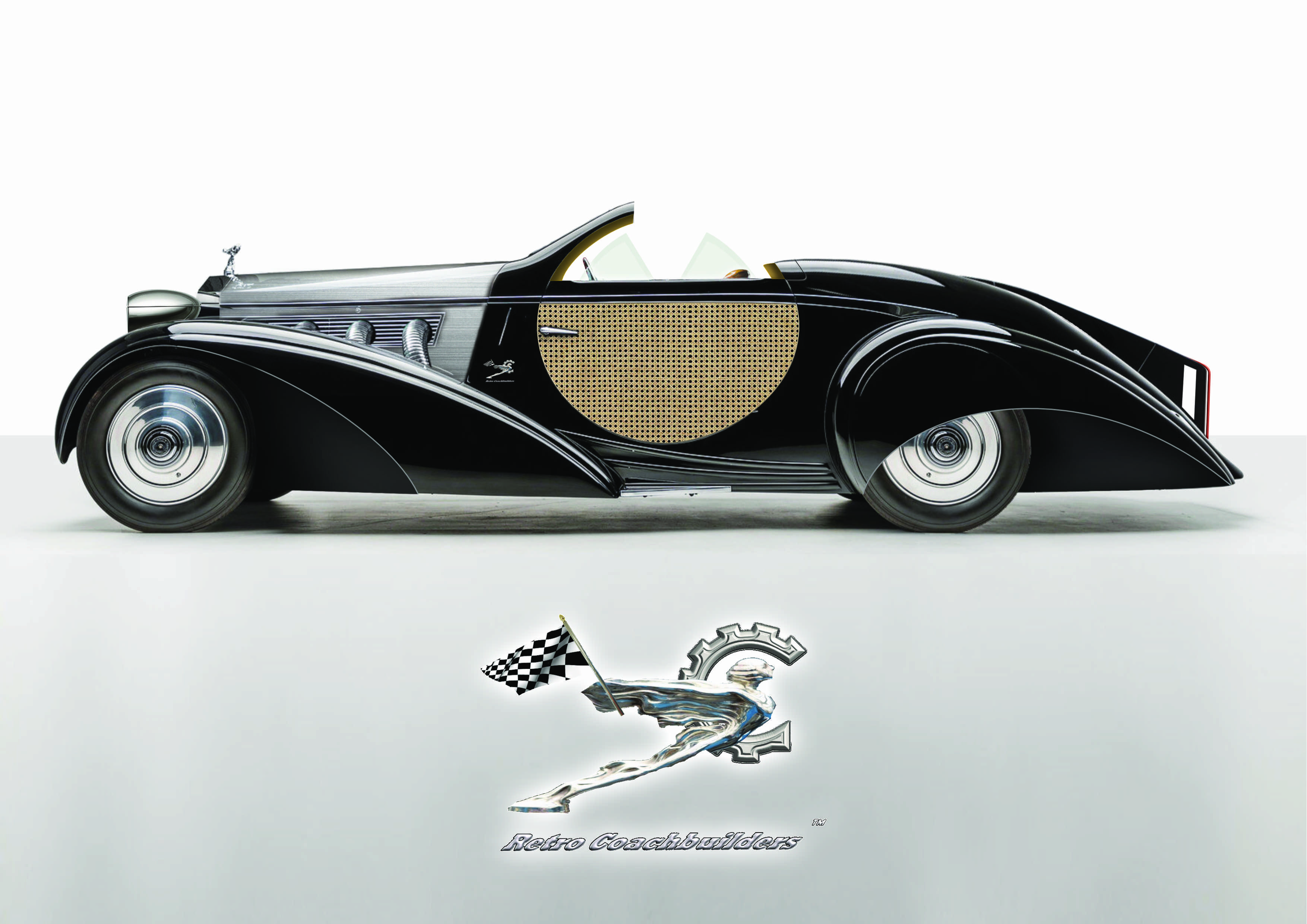 Retro Coachbuilders Rolls-Royce Phantom III with Art Retro Coachwork